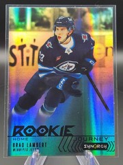 BRAD LAMBERT RJ-15 2024-25 UD Synergy ROOKIE JOURNEY HOME RC WINNIPEG JETS