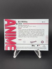 Topps 2026 Eli Willits Anime Insert #BA-14 Washington Nationals Nats