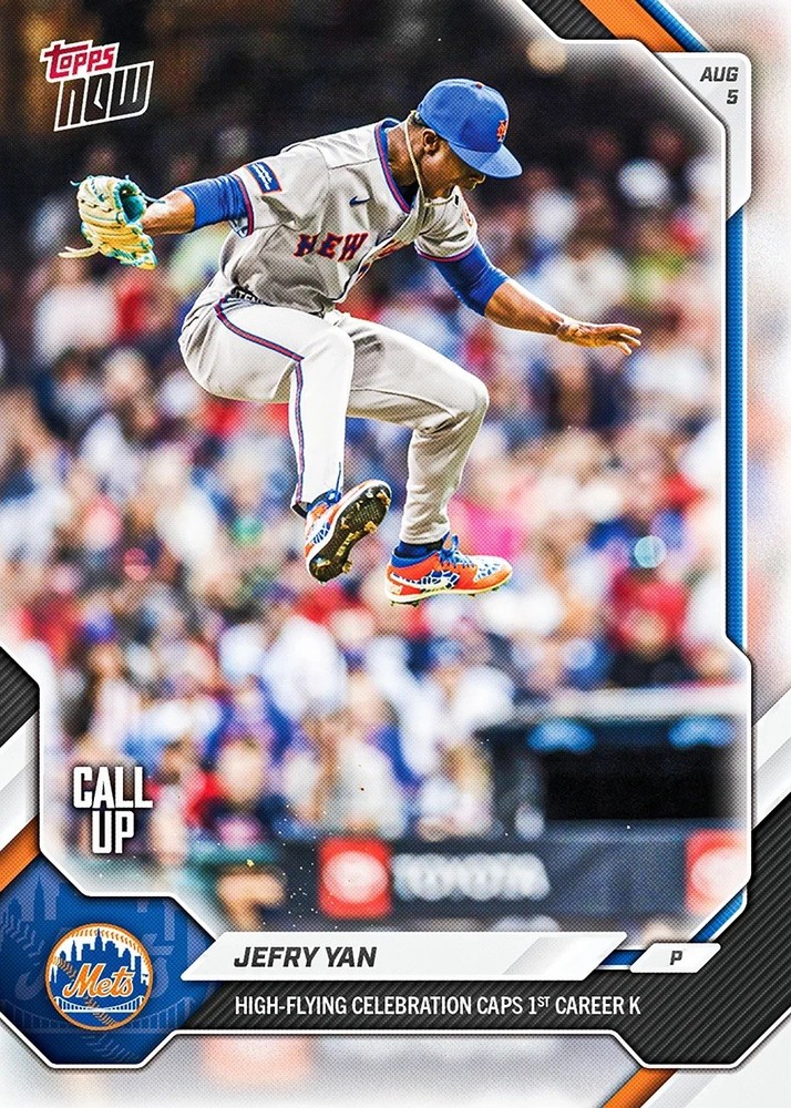 Jeffry Yan 2026 Topps Now #526 Pre-sale