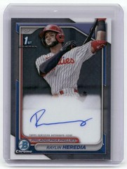 2024 Bowman #CPA-RH Raylin Heredia Chrome Prospect Autographs