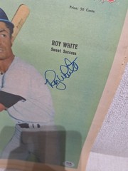 Roy White PSA/DNA Signed 1970 Sporting News Autographed NY Yankees