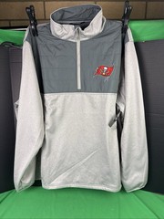 NFL Tampa Bay Buccaneers Unisex Adult Quarter-Zip Pullover Jacket Size XXL