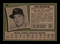 1971 Topps #730 Jim Rooker EXMT/EXMT+ X3618678