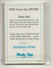 Lot of 2 Police Issued Safety Basketball Sealed Sets 79-80 Spurs & 83-84 Sonics