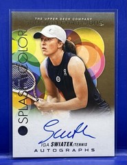 2023 UD GOODWIN CHAMPIONS IGA SWIATEK SPLASH OF COLOR ROOKIE AUTO SSP 1:23,661