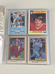 Lot of 100 PETE ROSE CARDS ~TOPPS OPEECHEE FLEER DONRUSS NRMT VTG & Team Cards
