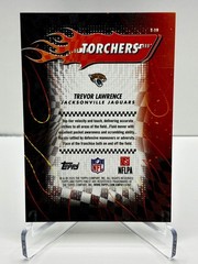 2025 Topps Finest Torchers Trevor Lawrence Black Refractor Jaguars /10 🔥🔥🔥