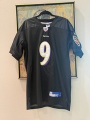 VTG Steve McNair Baltimore Ravens #9 Black Reebok NFL Jersey Size 48/XL