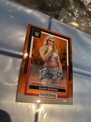 2026 Topps National Exclusive WWE Blake Monroe Auto Orange /25 * EQL ONLY