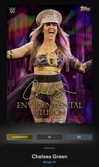 Chelsea Green Aurora Illusion Signature Legendary Slam WWE Mirage 26
