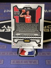 Amen Thompson Rookie 2023-24 Panini Prizm Silver Rockets