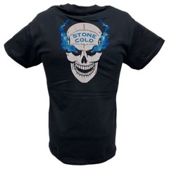 Stone Cold Steve Austin What? Smoking Skull Mens T-shirt