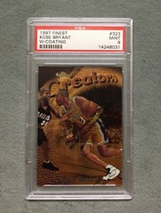 1997-98 TOPPS FINEST GOLD CREATORS #323 RARE KOBE BRYANT 2nd Year Lakers PSA 9🔥