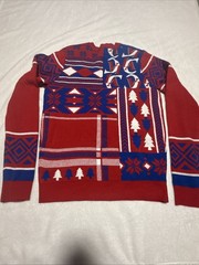NBA Los Angeles Clippers Busy Block Ugly Christmas Sweater Crewneck Medium