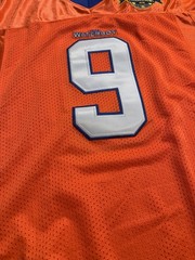 Bobby Boucher #9 The Waterboy Football Jersey Size Small Bourbon Bowl