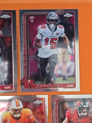🔴🟤🔴 2025 TOPPS CHROME TAMPA BAY BUCCANEERS BASE TEAM SET (11 CARD LOT)