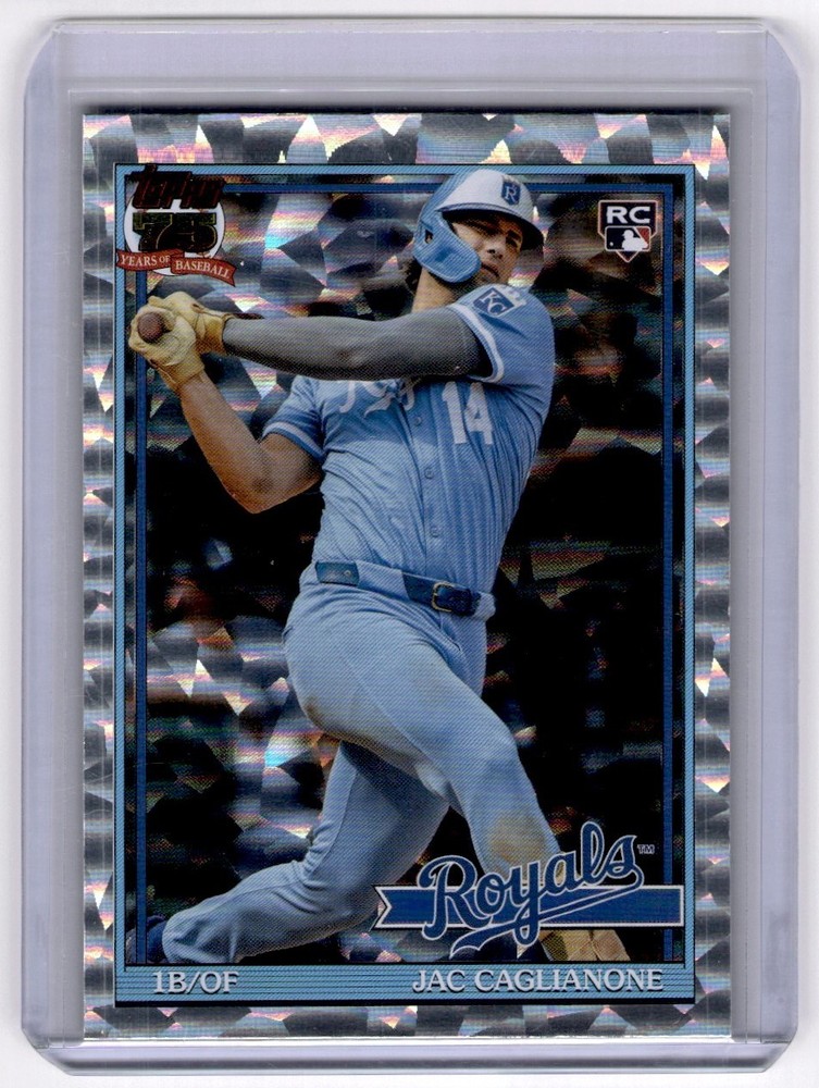 2026 Topps 1991 Crackle Foil Jac Caglianone Rookie Kansas City Royals #91B2-43
