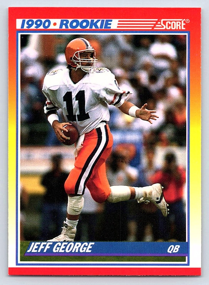 Jeff George 1990 Score #634 Illinois Fighting Illini Rookie