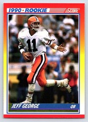 Jeff George 1990 Score #634 Illinois Fighting Illini Rookie