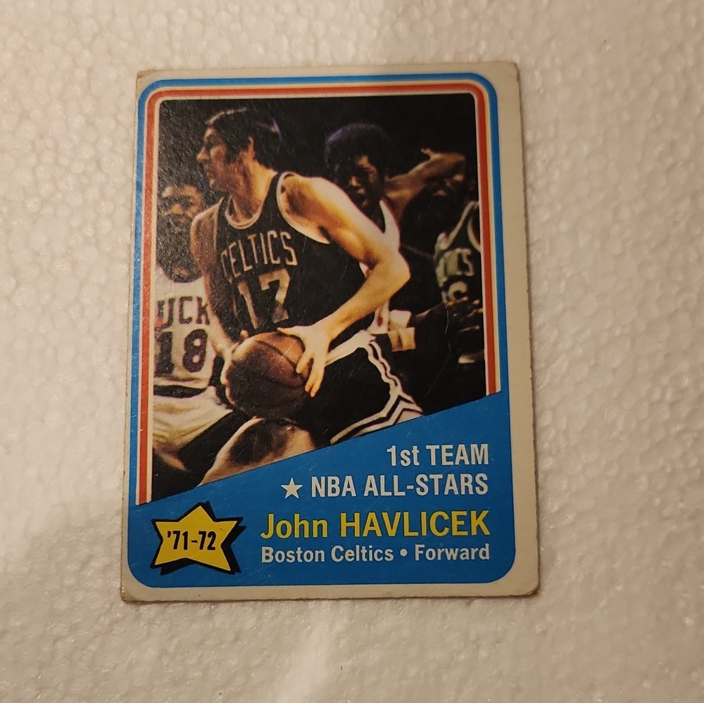 Topps 1972-73 John Havlicek 1st Team NBA All-Stars #161 Celtics Card