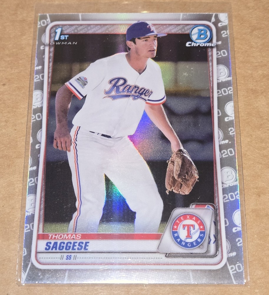 Thomas Saggese 2020 Bowman Draft Chrome REFRACTOR #BD-167