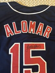 Sandy Alomar Jr. Signed Cleveland Indians Jersey And 8×10 Signed Photo w/ COAs