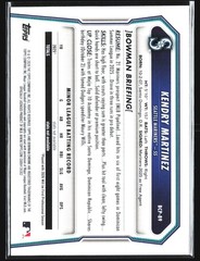 2026 Bowman #BCP-7 Kendry Chourio Chrome Prospects Reptilian Refractor