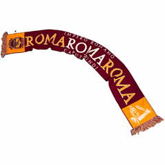 AS Roma Soccer Scarf Football Calcio Impero Romano Caput Mundi Gladiator Fringe