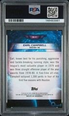 2024 Topps Cosmic Galaxy Greats #GG27 Earl Campbell Blue Moon Autographed PSA 10