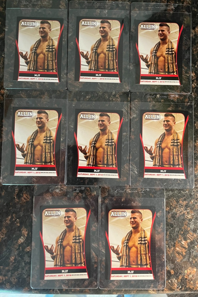 2018 Ring of Honor All In #18 MJF RC Rookie NM-MT or better AEW Wrestling Card