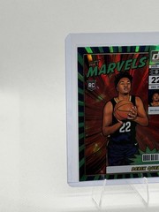 2025-26 Panini Donruss – Net Marvels Derik Queen #2 Holo Green Laser (RC)
