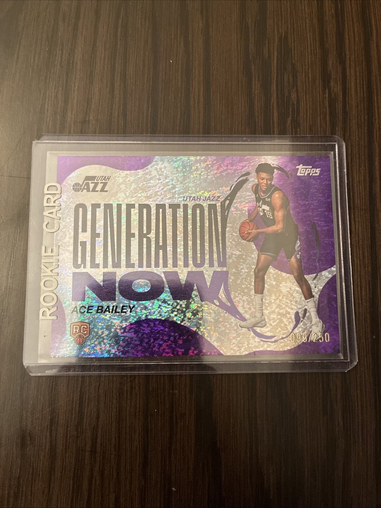 2025-26 Topps – Generation Now Ace Bailey #GN-5 Purple Holofoil (RC) /250