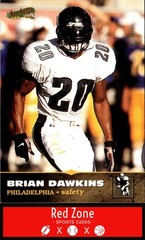 1996-97 Score Board All Sport PPF – #153 Brian Dawkins NM (RC)