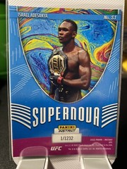 Israel Adesanya 2022 Panini Instant UFC Supernova /1232 #S1