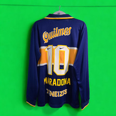 BOCA Jr. HOME 96/97 – Blue – MARADONA # 10 – LARGE (Run Small) – Jersey Retro