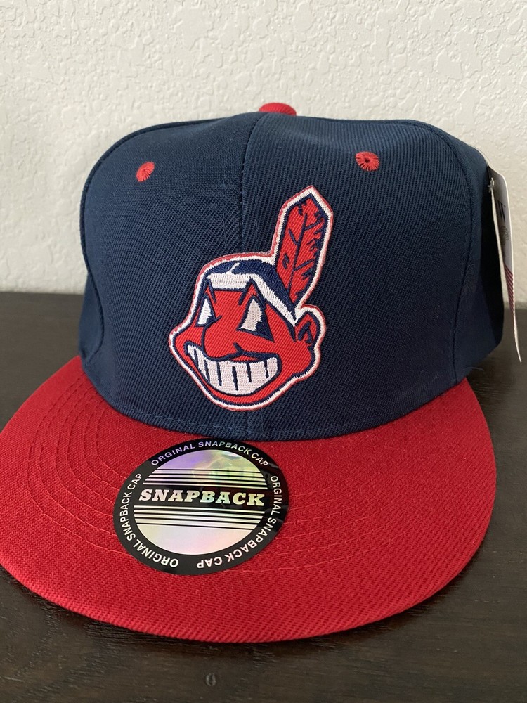 VINTAGE CHIEF WAHOO RETRO OLD THROWBACK LOGO CLASSIC ADULT SNAPBACK HAT CAP NEW