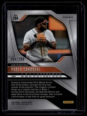 2025 Panini Prizm #294 Pablo Sandoval Red Prizms #/299