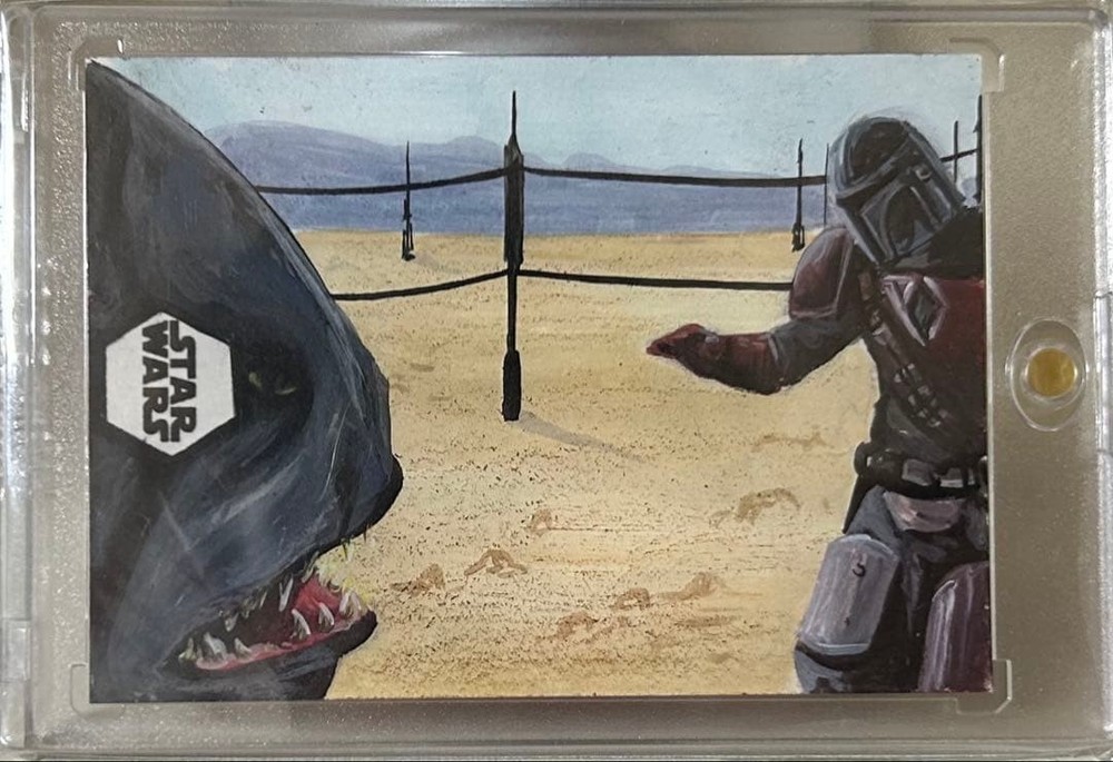Topps Star Wars Sketch The Mandalorian 163531
