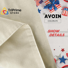 AVOIN colorlife Memorial Day Patriotic 4th of July House Size-28 x 40&Prime;, 4TH