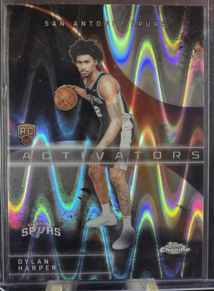 Topps 2025-26 Topps Chrome Activators Dylan Harper #AC-12 RC Spurs