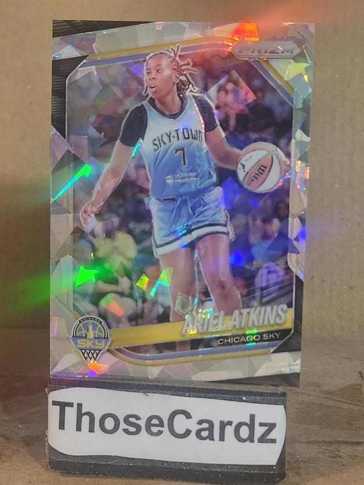 2025 Panini Prizm WNBA Cracked Ice Prizm #13 Ariel Atkins