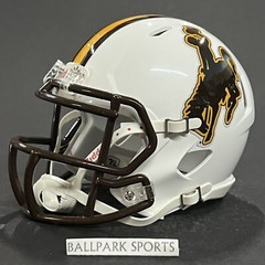 Wyoming Cowboys Speed Mini Helmet Riddell NCAA Licensed Brand New!