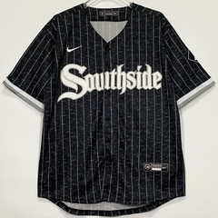 White Sox, 2021 City Connect, Baseball Jersey, Blank, Stitched, Black, S-3XL