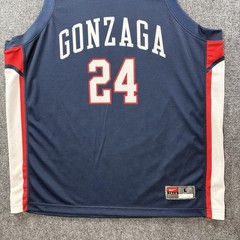 NIKE Gonzaga Bulldogs SAMPLE Basketball Jersey Mens L Blue Red White NCAA WCC