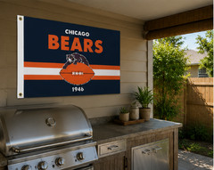 Chicago Bears Banner 3&prime; x 5&prime; Man Cave Flag Perfect Fan Tailgating Team Game Day