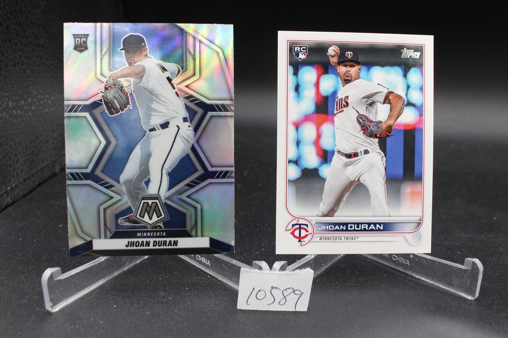 2022 Mosaic Rookies Jhoan Duran #271 Silver Prizm & Topps #US277