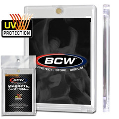 20 x BCW Magnetic Card Holder 35 PT UV Protection Gold Magnet for Standard Cards
