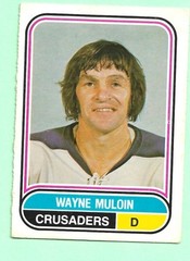 (1) WAYNE MULOIN 1975-76 O-PEE-CHEE WHA # 102 CRUSADERS VG (N3543)