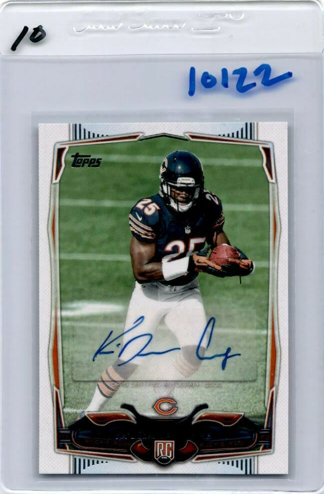 KA&rsquo;DEEM CAREY 2014 TOPPS #365 RC AUTO – CHICAGO BEARS *10122