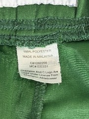 Vintage Property Of 1842 Notre Dame Irish Shorts Champion Mens Size Small Green
